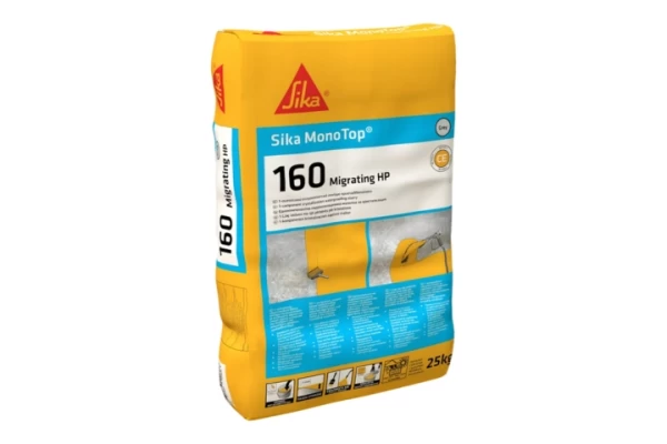 Sika MonoTop®-160 Migrating HP (One-component, crystallization-based waterproofing mortar)